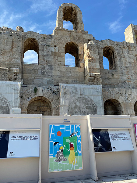 Werbung für das Athens-Epidauros-Festival