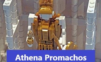 Athena Promachos aus Lego