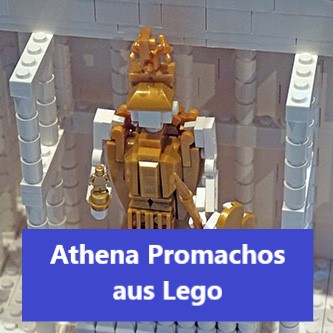 Athena Promachos aus Lego