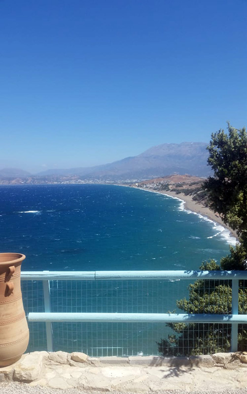 Die Küste vor Kommos auf Kreta