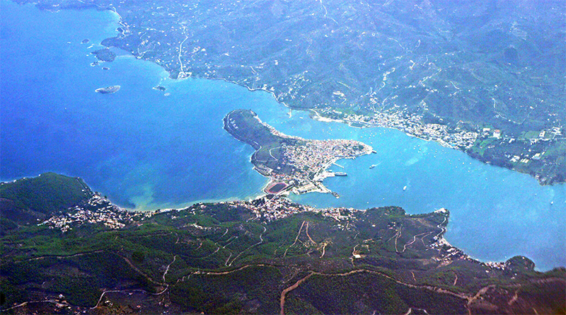 Luftaufnahme von Poros