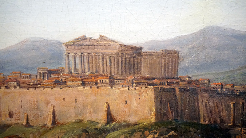 Die Besiedlung der Akropolis um 1828