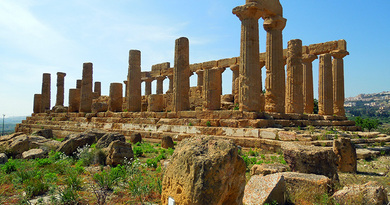 Heratempel im Tal der Tempel bei Agrigent
