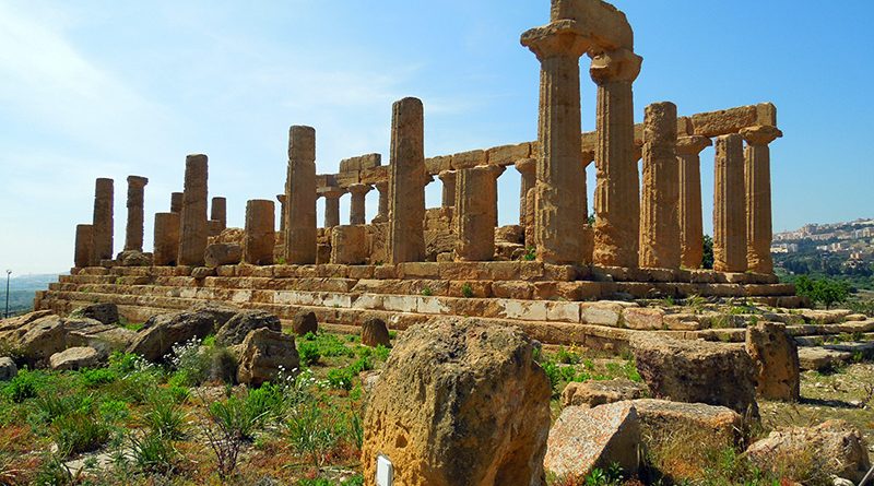 Heratempel im Tal der Tempel bei Agrigent