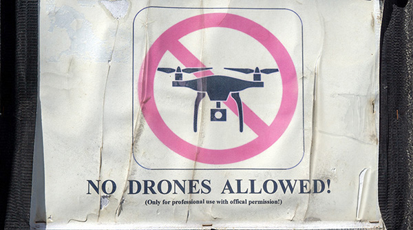 Drohnen verboten