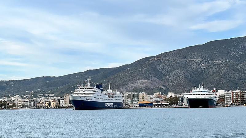 Der Hafen von Volos 2023 - Foto von Monika Hochscheid