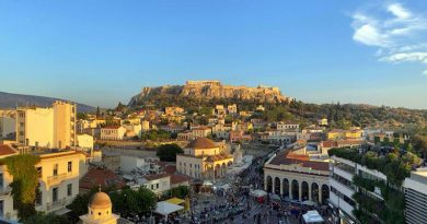 Blick vom A for Athens auf die Akropolis - Foto von Christiane Großimlinghaus