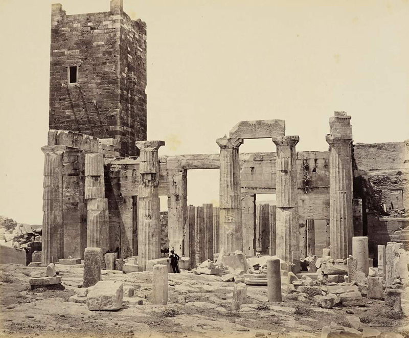 Frankenturm im Mai 1862