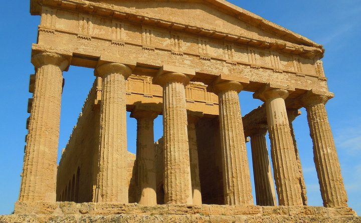Der Concordia Tempel in Agrigent