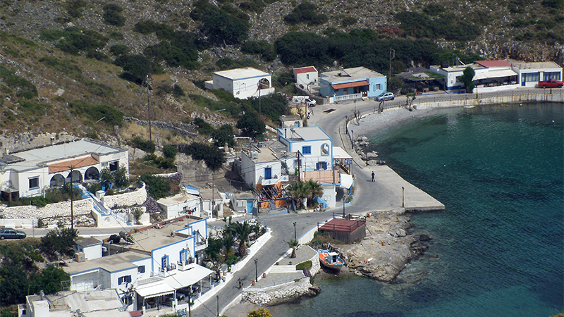 Agios Georgios, der Hafen von Agathonisi