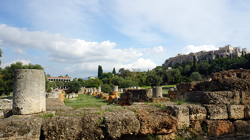 Die Griechische Agora in Athen