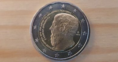 2 Euro Gedenkmünze Griechenland (2013): 2400 Jahre Platonische Akademie