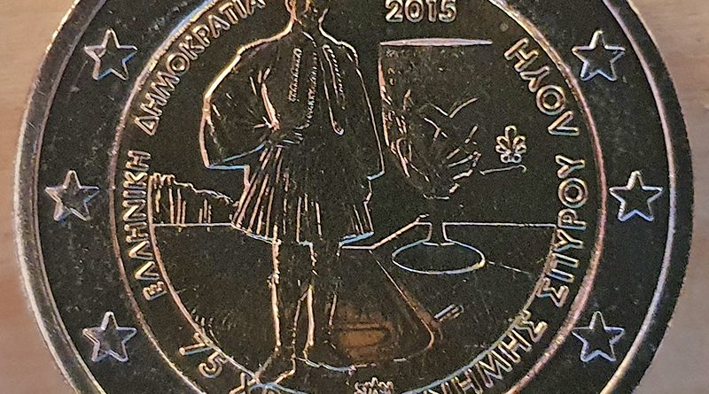 2 Euro Münze aus Griechenland: 75. Todestag von Spyridon Louis