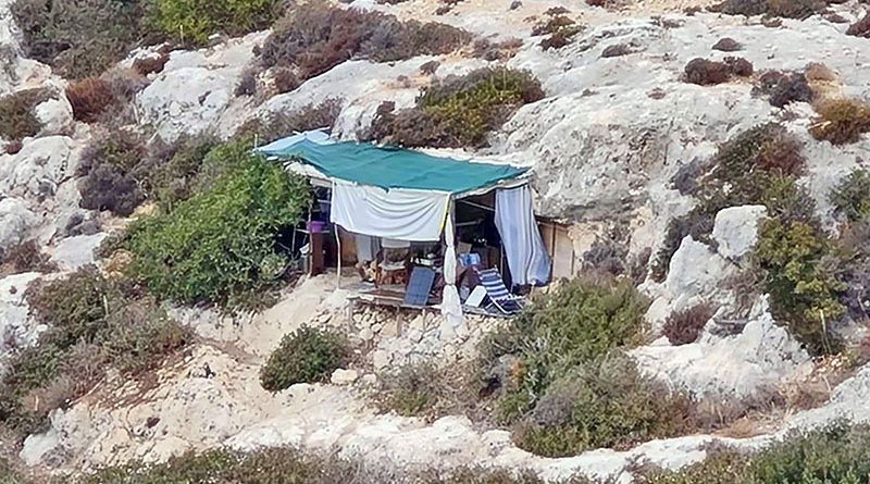 Unterkunft des letzten Strandbewohners von Matala