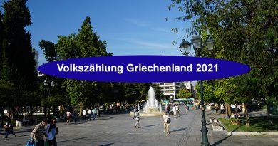 Volkszählung Griechenland 2021