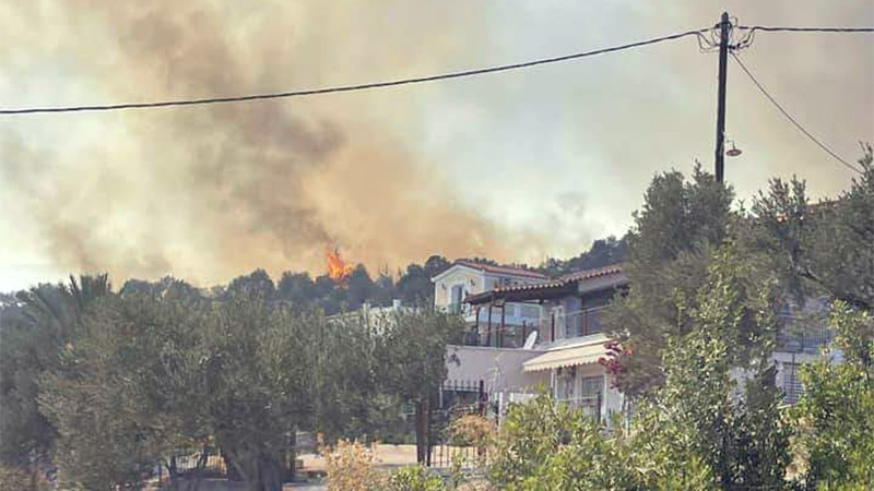 Waldbrand in Griechenland 2024
