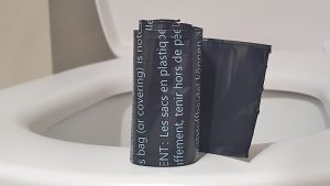 Hundekotbeutel für die Toilette in Griechenland