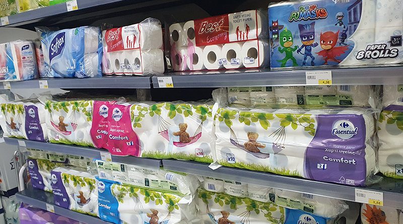 Toilettenpapier in Griechenland
