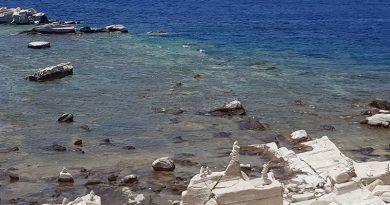 Der Marmorstrand von Aliki