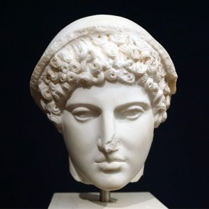 Kopf des Hermes Ludovisi im Liebieghaus (Frankfurt)