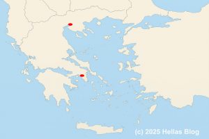 Landkarte von Griechenland