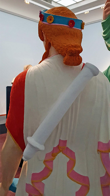 Der Rücken der Winckelmann-Artemis