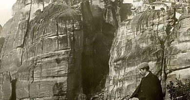 Meteora Klöster Varlaam und Meteoron im Jahr 1901