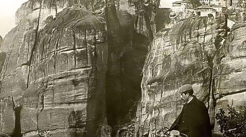 Meteora Klöster Varlaam und Meteoron im Jahr 1901