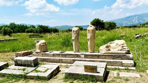 Kopie der Genelos-Gruppe im Heraion auf Samos