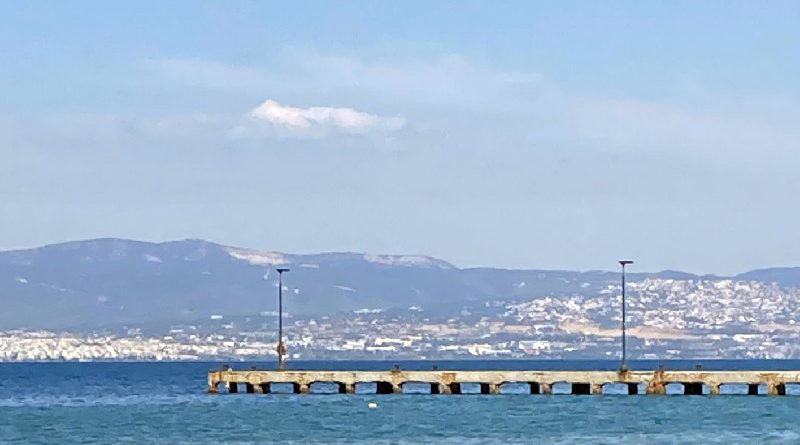 Steg ins Meer bei Agia Triada