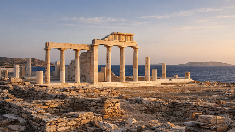 Apollon Tempel auf Despotiko