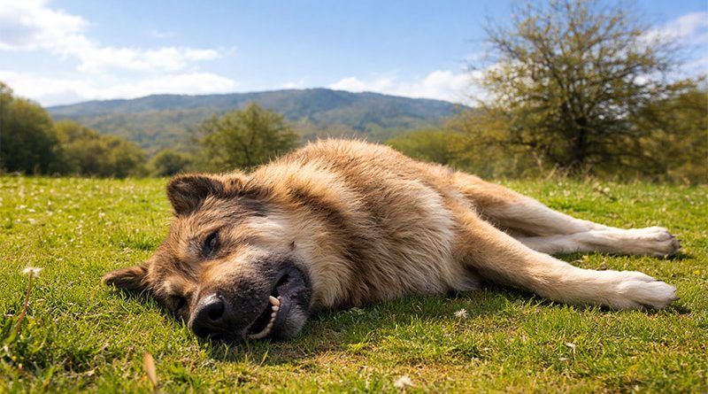 vergifteter Hund (Beispielbild)