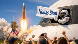 Der Hellas Blog startet in den Weltraum