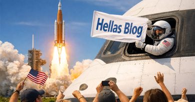Der Hellas Blog startet in den Weltraum