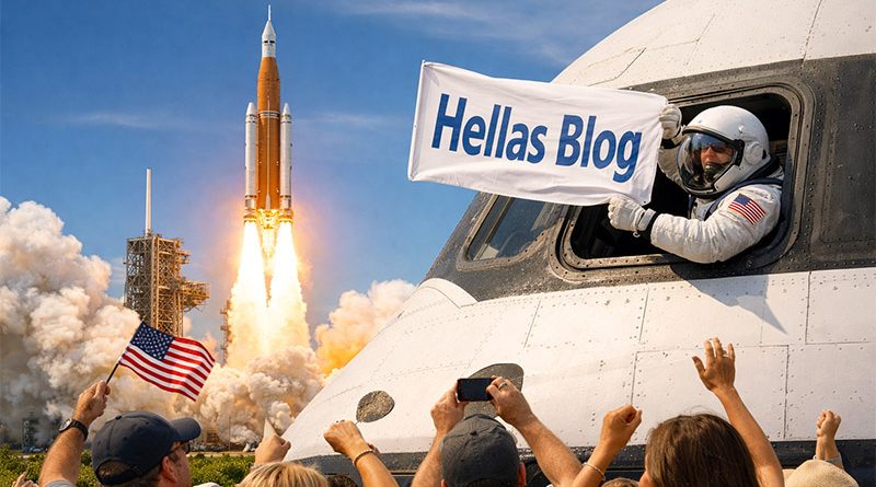 Der Hellas Blog startet in den Weltraum