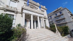 Der Eingang zum Benaki Museum