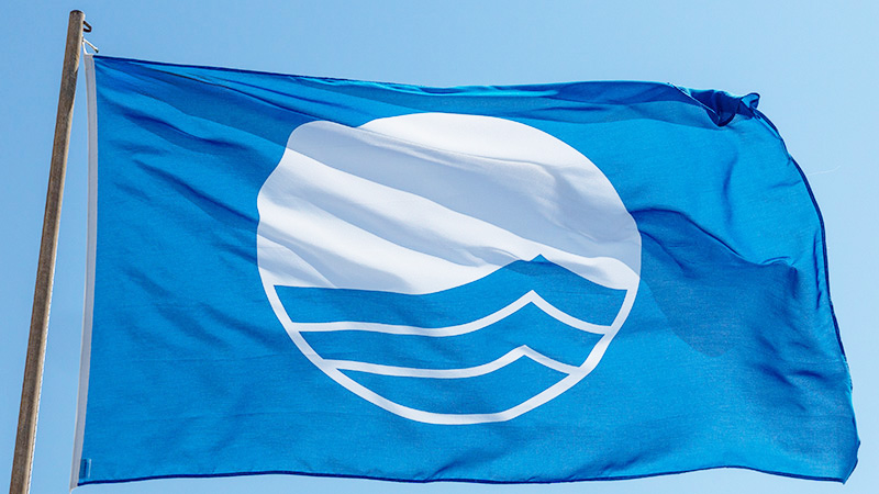 Blaue Flagge