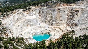Marmor Steinbruch auf Thasos