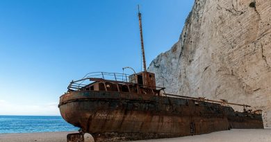 Das Wrack der "Panagiotis" auf dem Navagio Beach (2013)