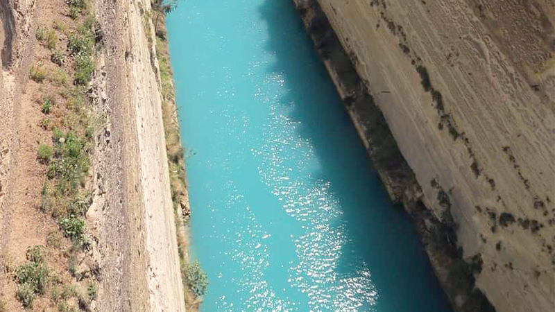 Der Kanal von Korinth Der Kanal von Korinth
