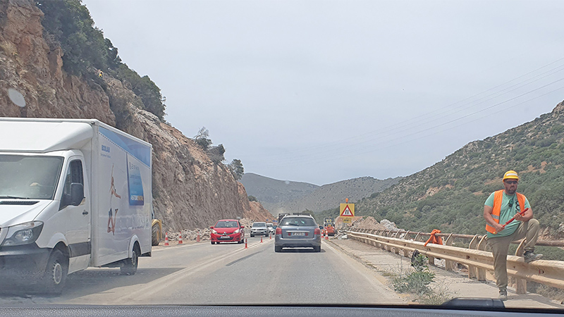 Ausbau der Nationalstraße im Norden von Kreta zur Autobahn