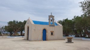 Blick auf die Kapelle Agios Pnevmatos