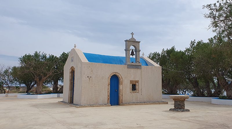 Blick auf die Kapelle Agios Pnevmatos