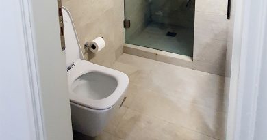 Toilette in einer Wohnung