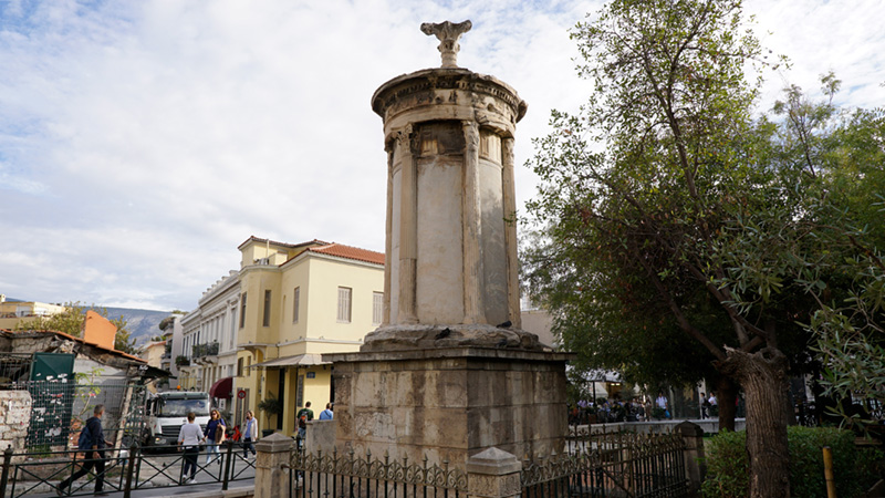 Denkmal des Lysikrates in der Plaka Denkmal des Lysikrates in der Plaka